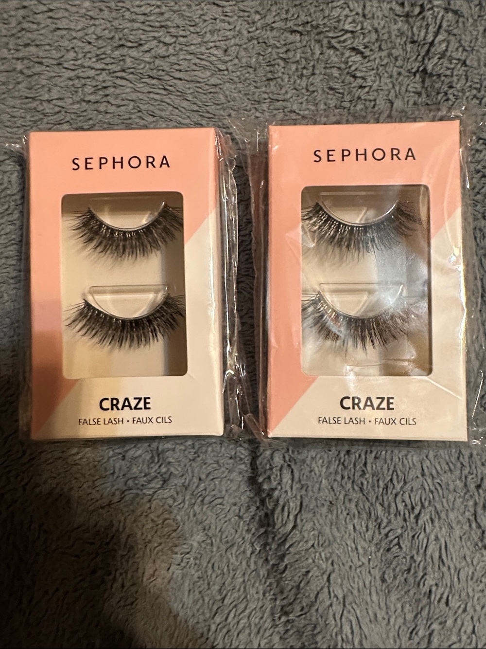 Sephora Craze False Lashes — Black with Pink Box - Picture 1 of 2